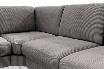 Ocean Lyx 5-sits Vändbar L-formad Hörnsoffa i Manchester - Mörkgrå - Products - Möbler - Soffa - Hörnsoffa