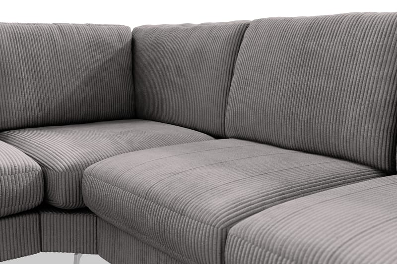 Ocean Lyx 5-sits Vändbar L-formad Hörnsoffa i Manchester - Mörkgrå - Products - Möbler - Soffa - Hörnsoffa