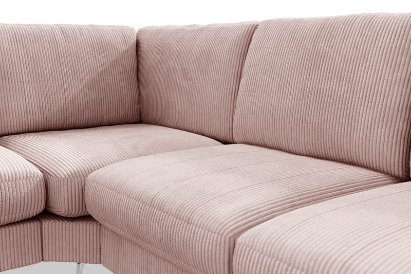 Ocean Lyx 5-sits Vändbar L-formad Hörnsoffa i Manchester - Rosa - Products - Möbler - Soffa - Hörnsoffa