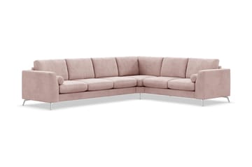 Ocean Lyx 5-sits Vändbar L-formad Hörnsoffa i Manchester - Rosa - Products - Möbler - Soffa - Hörnsoffa
