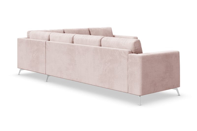Ocean Lyx 5-sits Vändbar L-formad Hörnsoffa i Manchester - Rosa - Products - Möbler - Soffa - Hörnsoffa