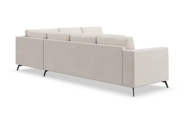 Ocean Lyx 5-sits Vändbar L-formad Hörnsoffa i Tyg - Beige - Products - Möbler - Soffa - Hörnsoffa