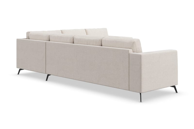 Ocean Lyx 5-sits Vändbar L-formad Hörnsoffa i Tyg - Beige - Products - Möbler - Soffa - Hörnsoffa