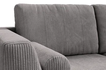 Ocean Lyx 6-sits Högervänd U-formad Soffa med Divan och Schäslong + Fotpall i Manchester - Mörkgrå - Products - Möbler - Soffa - U-soffa