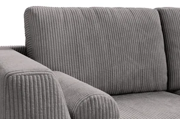 Ocean Lyx 6-sits Högervänd U-formad Soffa med Divan och Schäslong + Fotpall i Manchester - Mörkgrå - Products - Möbler - Soffa - U-soffa