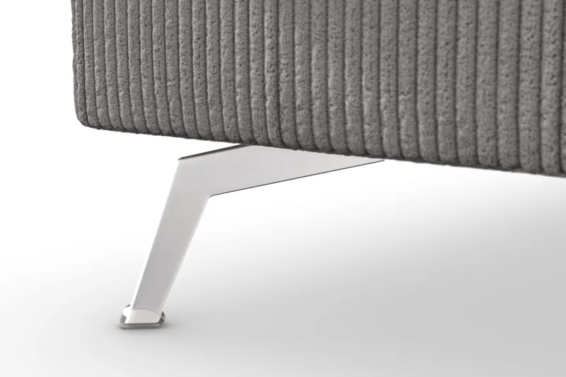 Ocean Lyx 6-sits Vänstervänd U-formad Soffa med Divan och Schäslong + Fotpall i Manchester - Mörkgrå - Products - Möbler - Soffa - U-soffa