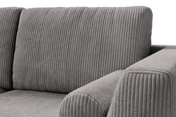 Ocean Lyx 6-sits Vänstervänd U-formad Soffa med Divan och Schäslong + Fotpall i Manchester - Mörkgrå - Products - Möbler - Soffa - U-soffa