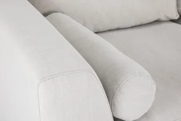 Ocean Lyx 6-sits Vänstervänd U-formad Soffa med Divan och Schäslong + Fotpall i Tyg - Ljusgrå - Products - Möbler - Soffa - U-soffa