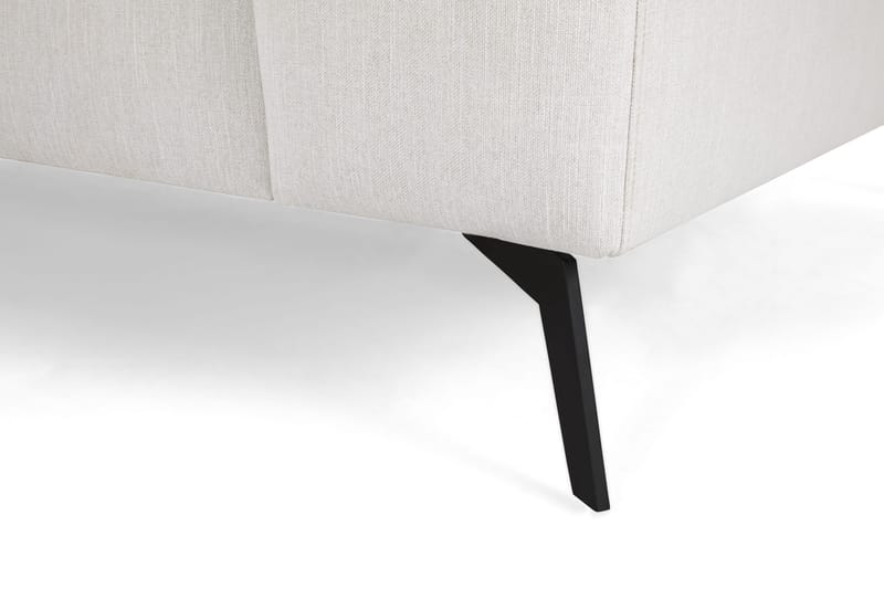 Ocean Lyx 6-sits Vänstervänd U-formad Soffa med Divan och Schäslong + Fotpall i Tyg - Ljusgrå - Products - Möbler - Soffa - U-soffa