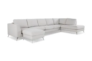 Ocean Lyx U-soffa med Schäslong Höger - Linnebeige - Products - Möbler - Soffa - U-soffa