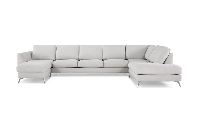 Ocean Lyx U-soffa med Schäslong Höger - Linnebeige - Products - Möbler - Soffa - U-soffa