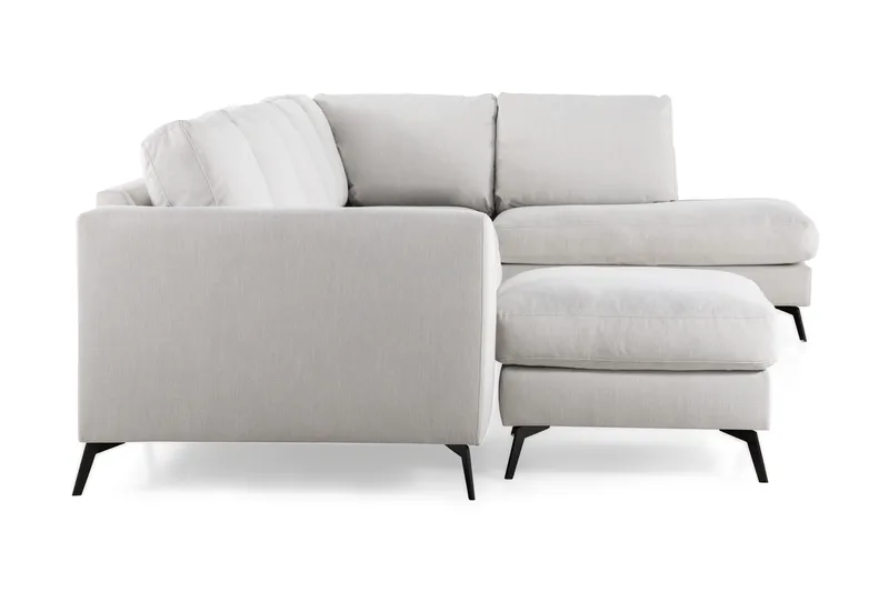 Ocean Lyx U-soffa med Schäslong Höger - Linnebeige - Products - Möbler - Soffa - U-soffa