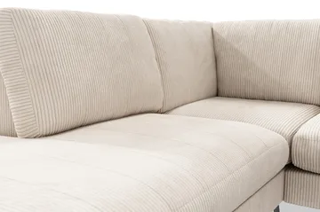 Ocean Lyx U-soffa med Schäslong Vänster - Beige - Products - Möbler - Soffa - U-soffa