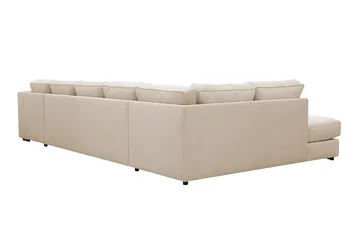 Optus 6-sits U-soffa med Divan och schäslong höger - Beige - Products - Möbler - Soffa - U-soffa
