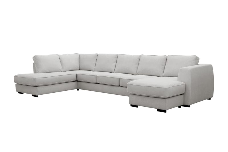 Optus 6-sits U-soffa med Divan och schäslong höger - Ljusgrå - Products - Möbler - Soffa - U-soffa