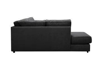 Optus 6-sits U-soffa med Divan och schäslong höger - Svart - Products - Möbler - Soffa - U-soffa