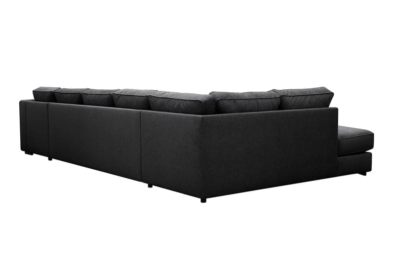 Optus 6-sits U-soffa med Divan och schäslong höger - Svart - Products - Möbler - Soffa - U-soffa
