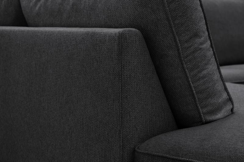 Optus 6-sits U-soffa med Divan och schäslong höger - Svart - Products - Möbler - Soffa - U-soffa