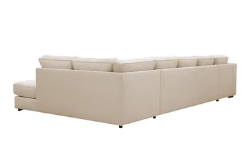Optus 6-sits U-soffa med Divan och schäslong vänster - Beige - Products - Möbler - Soffa - U-soffa
