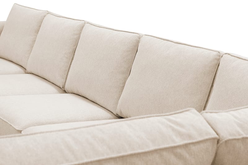 Optus 6-sits U-soffa med Divan och schäslong vänster - Beige - Products - Möbler - Soffa - U-soffa