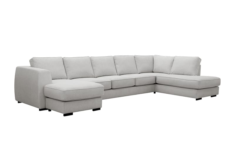 Optus 6-sits U-soffa med Divan och schäslong vänster - Ljusgrå - Products - Möbler - Soffa - U-soffa