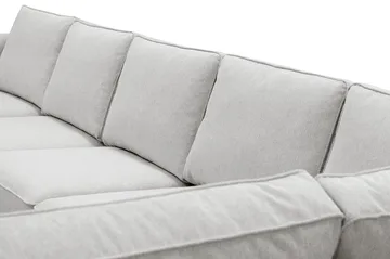 Optus 6-sits U-soffa med Divan och schäslong vänster - Ljusgrå - Products - Möbler - Soffa - U-soffa