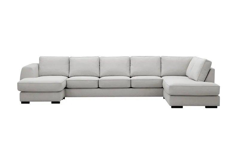 Optus 6-sits U-soffa med Divan och schäslong vänster - Ljusgrå - Products - Möbler - Soffa - U-soffa