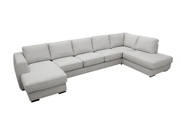 Optus 6-sits U-soffa med Divan och schäslong vänster - Ljusgrå - Products - Möbler - Soffa - U-soffa
