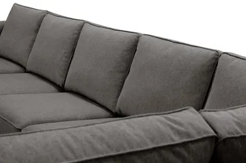 Optus 6-sits U-soffa med Divan och schäslong vänster - Mörkgrå - Products - Möbler - Soffa - U-soffa