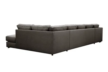Optus 6-sits U-soffa med Divan och schäslong vänster - Mörkgrå - Products - Möbler - Soffa - U-soffa