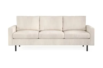 Peppe 3-sits Manchestersoffa - Beige - Products - Möbler - Soffa - 3 sits soffa