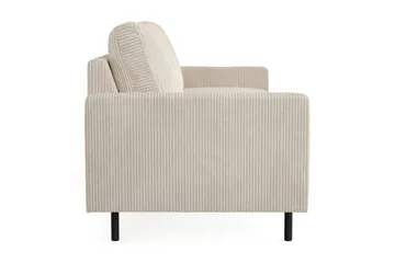 Peppe 3-sits Manchestersoffa - Beige - Products - Möbler - Soffa - 3 sits soffa