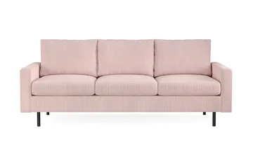 Peppe 3-sits Manchestersoffa - Rosa - Products - Möbler - Soffa - 3 sits soffa