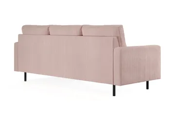 Peppe 3-sits Manchestersoffa - Rosa - Products - Möbler - Soffa - 3 sits soffa