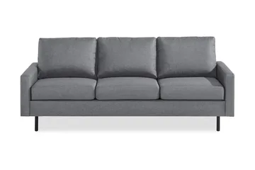 Peppe 3-sits Tygsoffa - Ljusgrå - Products - Möbler - Soffa - 3 sits soffa