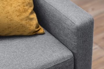 Peppe 3-sits Tygsoffa - Ljusgrå - Products - Möbler - Soffa - 3 sits soffa
