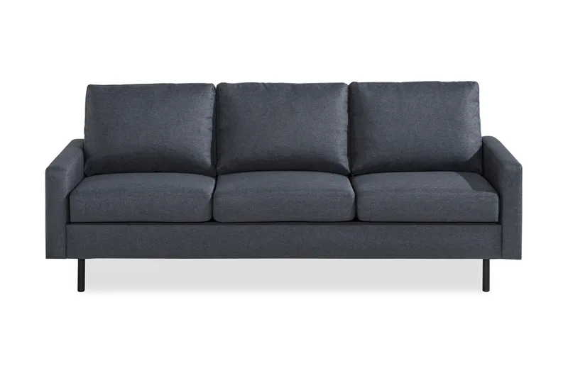 Peppe 3-sits Tygsoffa - Mörkgrå - Products - Möbler - Soffa - 3 sits soffa