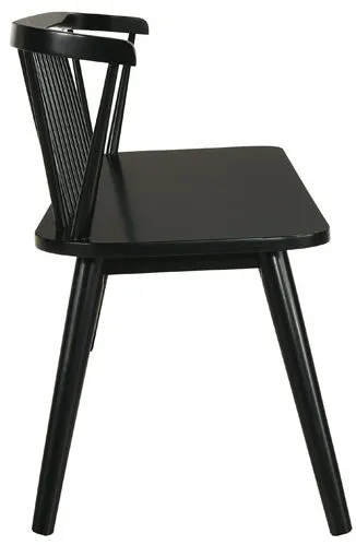 Pinnsoffa svart Bobby - Svart - Products - Möbler - Soffa - Kökssoffa & pinnsoffa