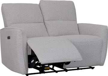 Reclinersoffa 2-sits elektrisk ställbar - Bouclè - Ljusgrå - Products - Möbler - Soffa - Biosoffa & reclinersoffa