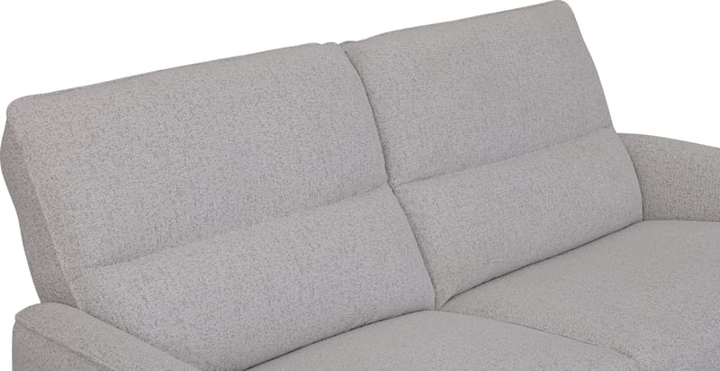 Reclinersoffa 3-sits - Ljus bouclè - Eldriven - Ljusgrå - Products - Möbler - Soffa - Biosoffa & reclinersoffa
