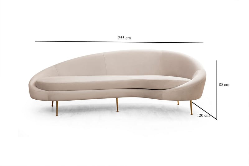 Revelstoke Soffa 3-sits - Beige - Products - Möbler - Soffa - 3 sits soffa