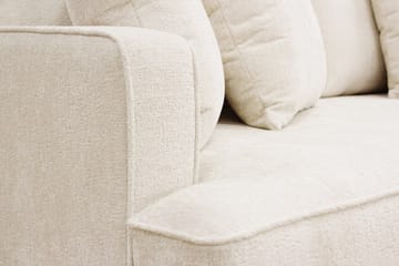 Rossita 3-sits Djup Soffa i Chenille - Beige - Products - Möbler - Soffa - 3 sits soffa