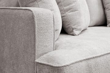 Rossita 3-sits Djup Soffa i Chenille - Grå / Brun - Products - Möbler - Soffa - 3 sits soffa