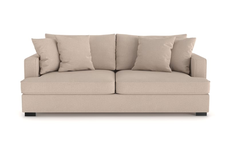 Rossita 3-sits Djup Soffa i Tyg - Beige - Products - Möbler - Soffa - 3 sits soffa
