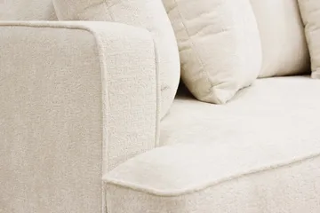 Rossita 4-sits Djup Soffa i Chenille - Beige - Products - Möbler - Soffa - 4 sits soffa