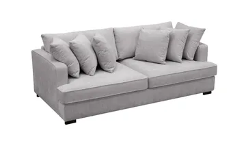 Rossita 4-sits Djup Soffa i Chenille - Ljus Grå - Products - Möbler - Soffa - 4 sits soffa