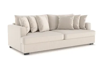 Rossita 4-sits Djup Soffa i Manchester - Beige - Products - Möbler - Soffa - 4 sits soffa