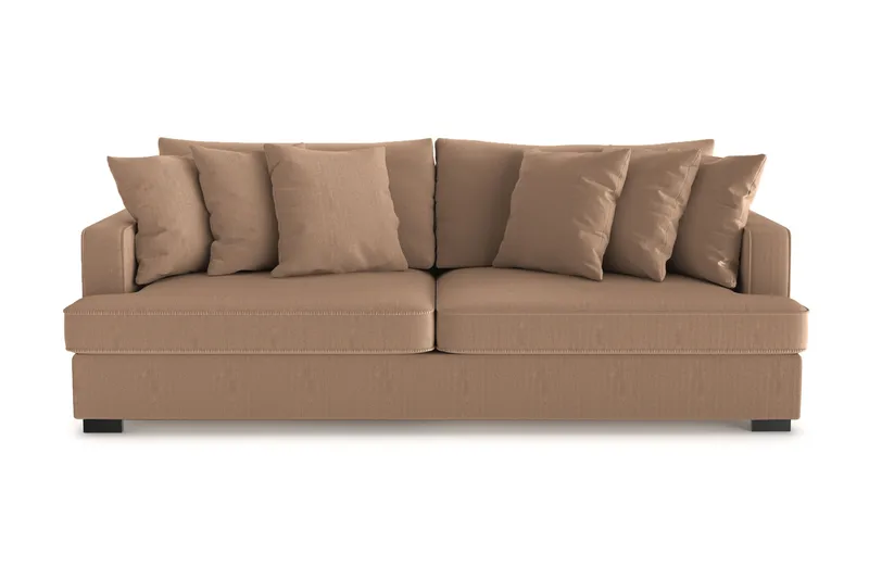Rossita 4-sits Djup Soffa i Manchester - Brun - Products - Möbler - Soffa - 4 sits soffa