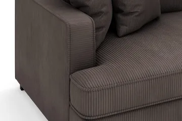 Rossita 4-sits Djup Soffa i Manchester - Mörkgrå - Products - Möbler - Soffa - Sammetssoffa