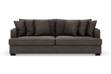 Rossita 4-sits Djup Soffa i Manchester - Mörkgrå - Products - Möbler - Soffa - Sammetssoffa